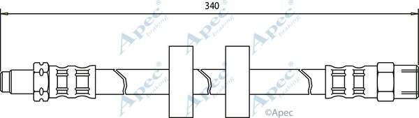 APEC BRAKING Jarruletku HOS3051